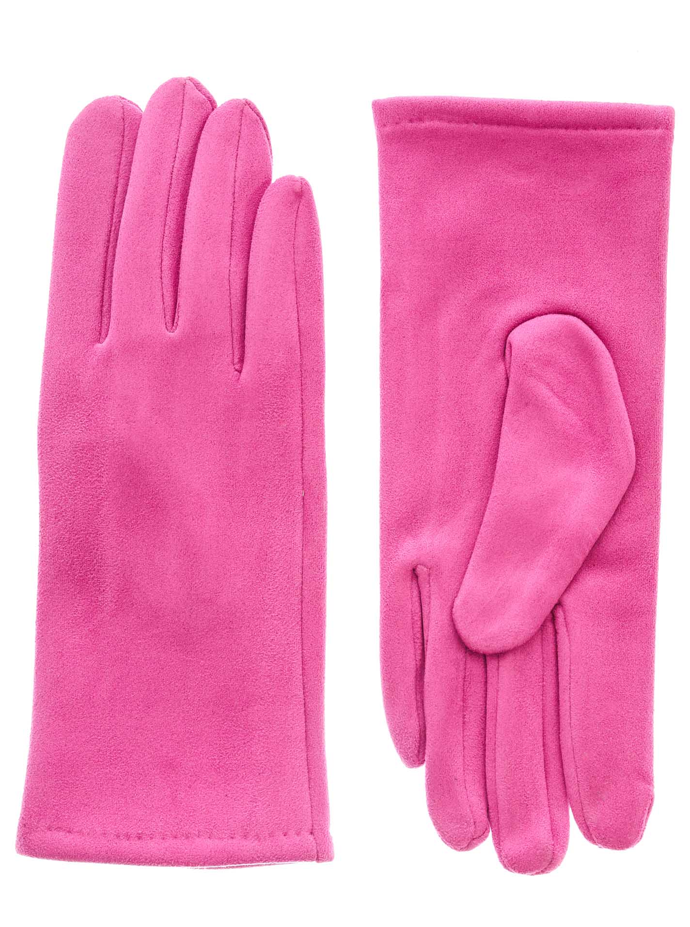 10er Set Handschuhe Velour "Uni"