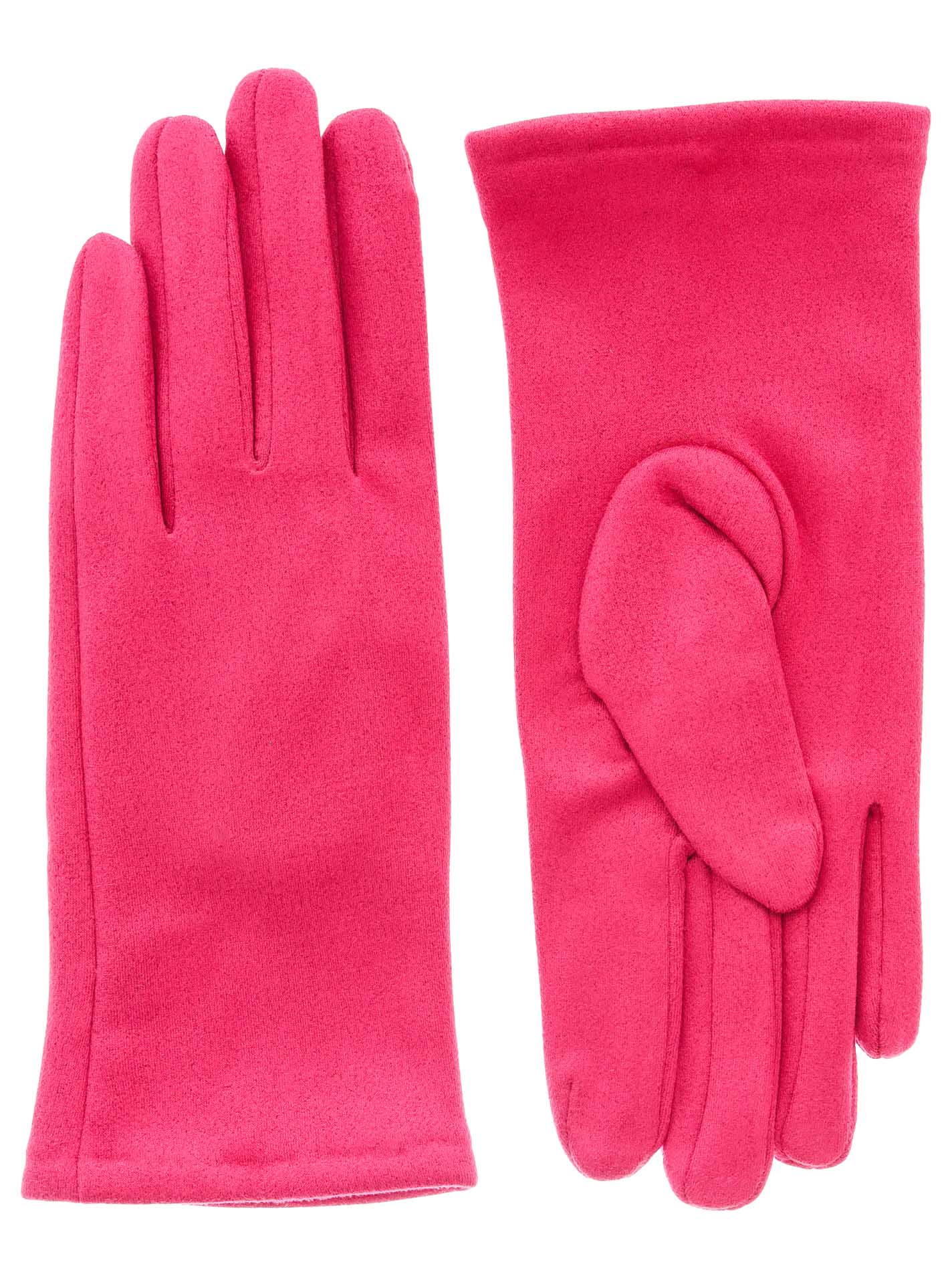 10er Set Handschuhe Velour "Uni"