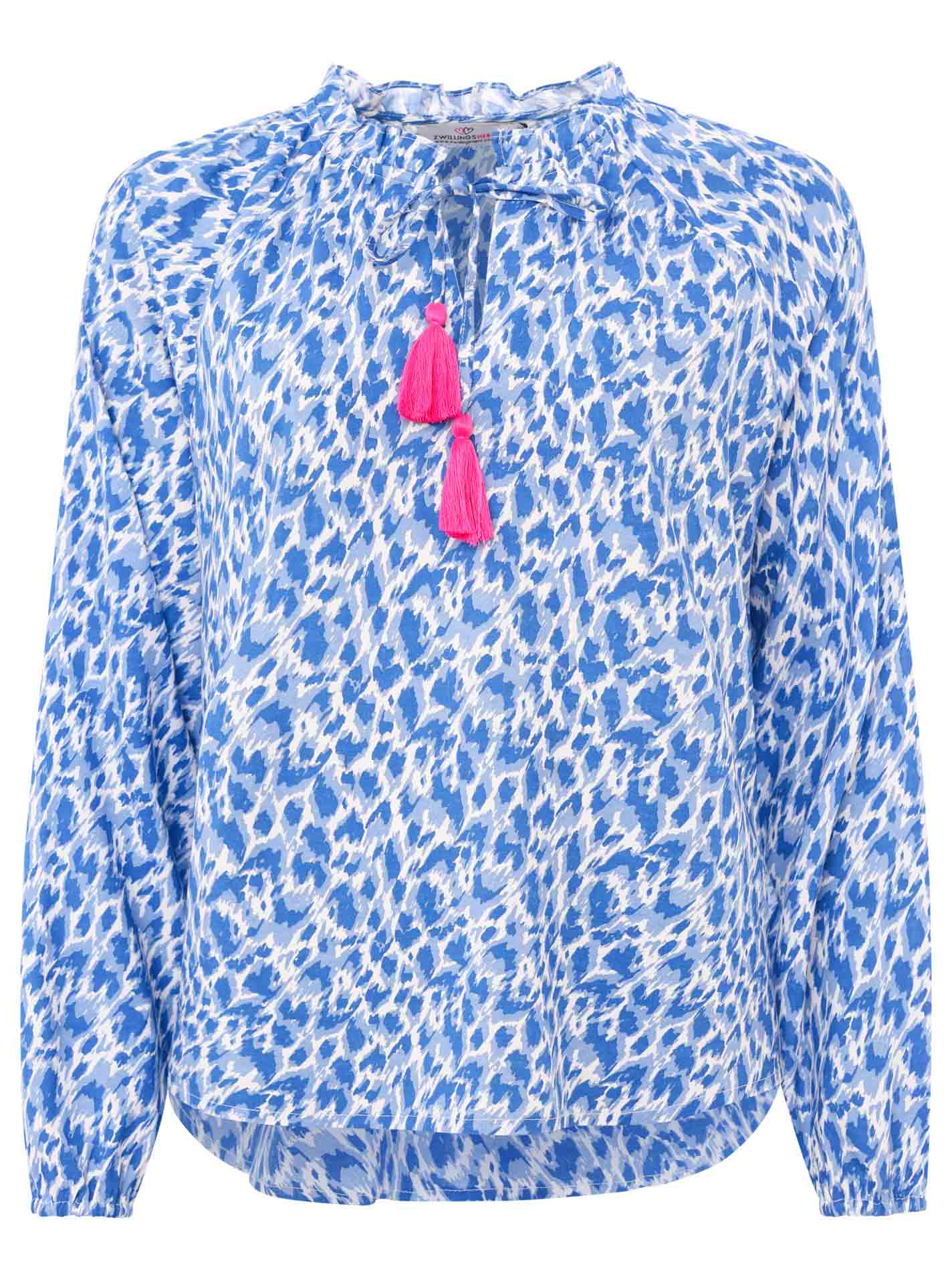 Bluse Viskose "Colorful Leopard"