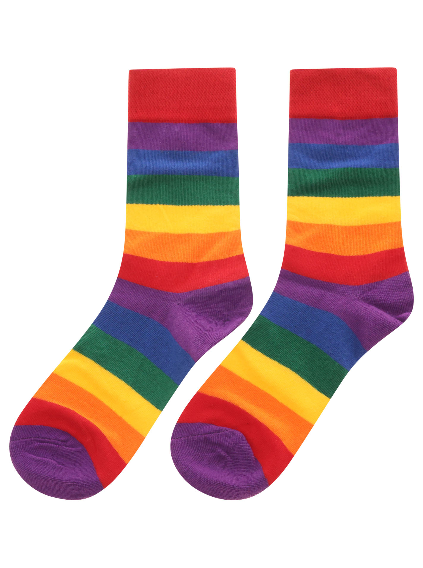 Socke 10er Set BW "Rainbow"