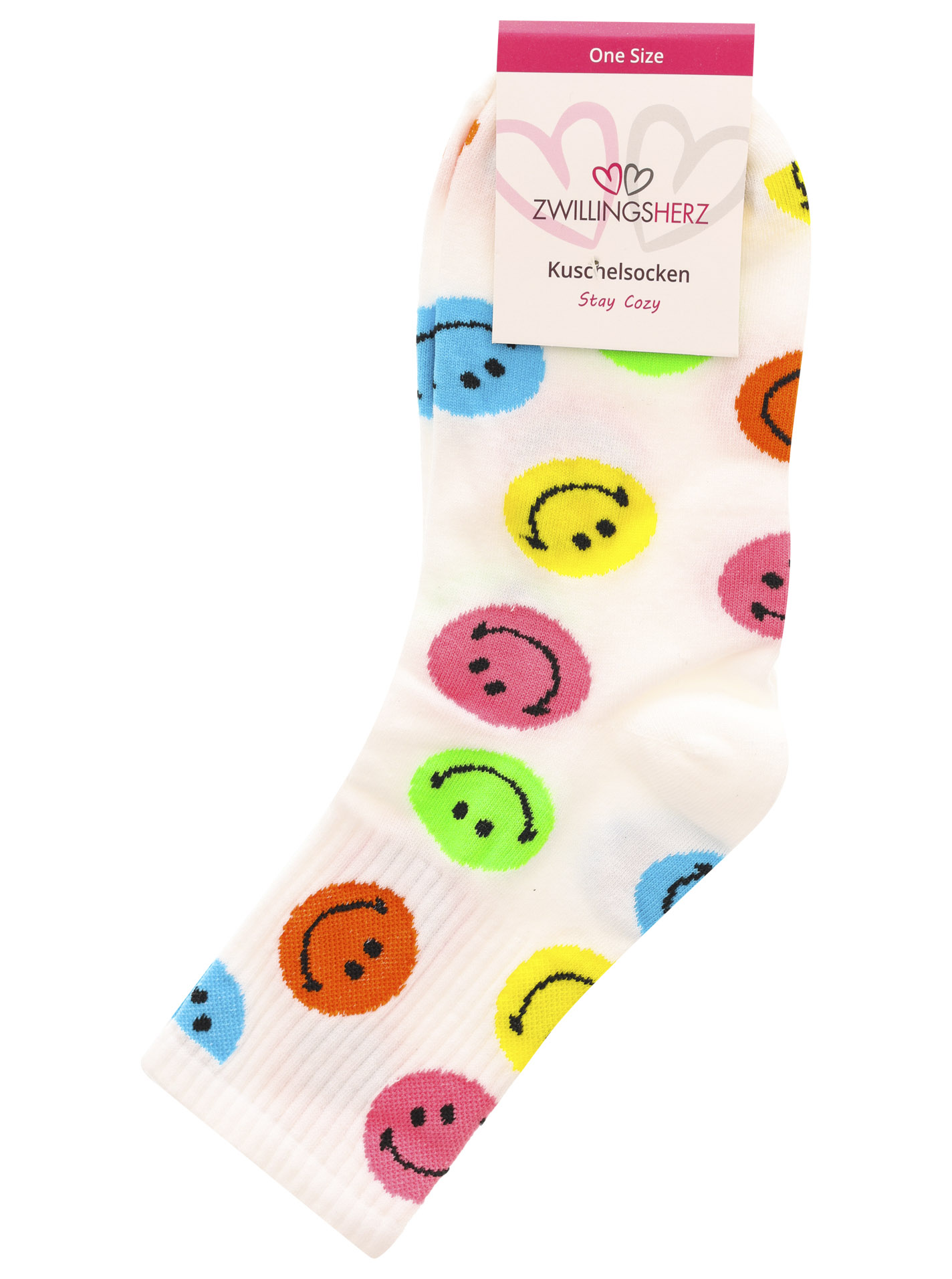 Socken 10er Set BW "Smile"