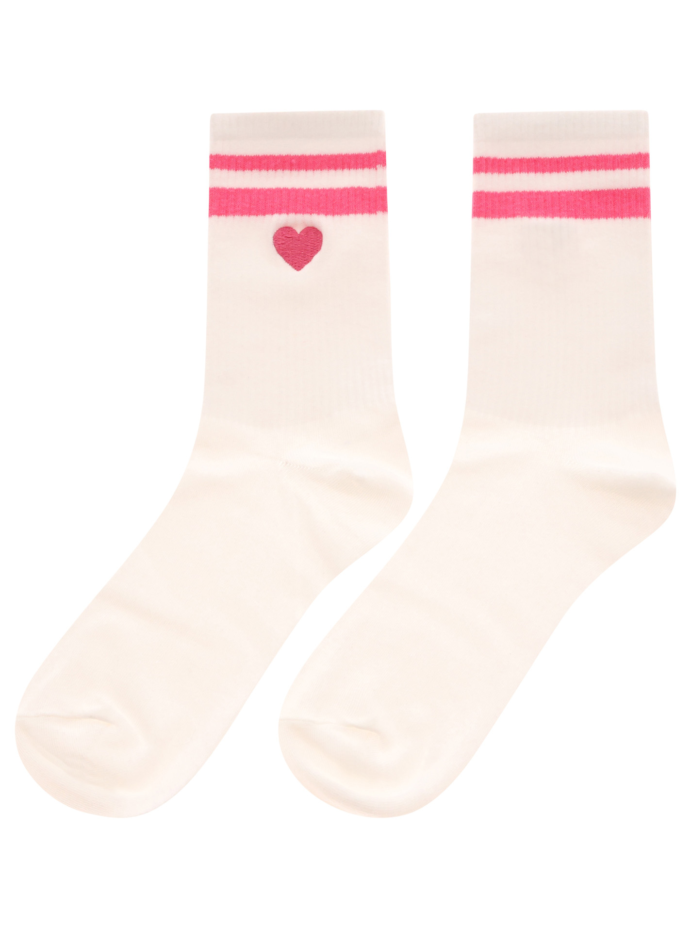 Tennissocken 10er Set BW "Heart"