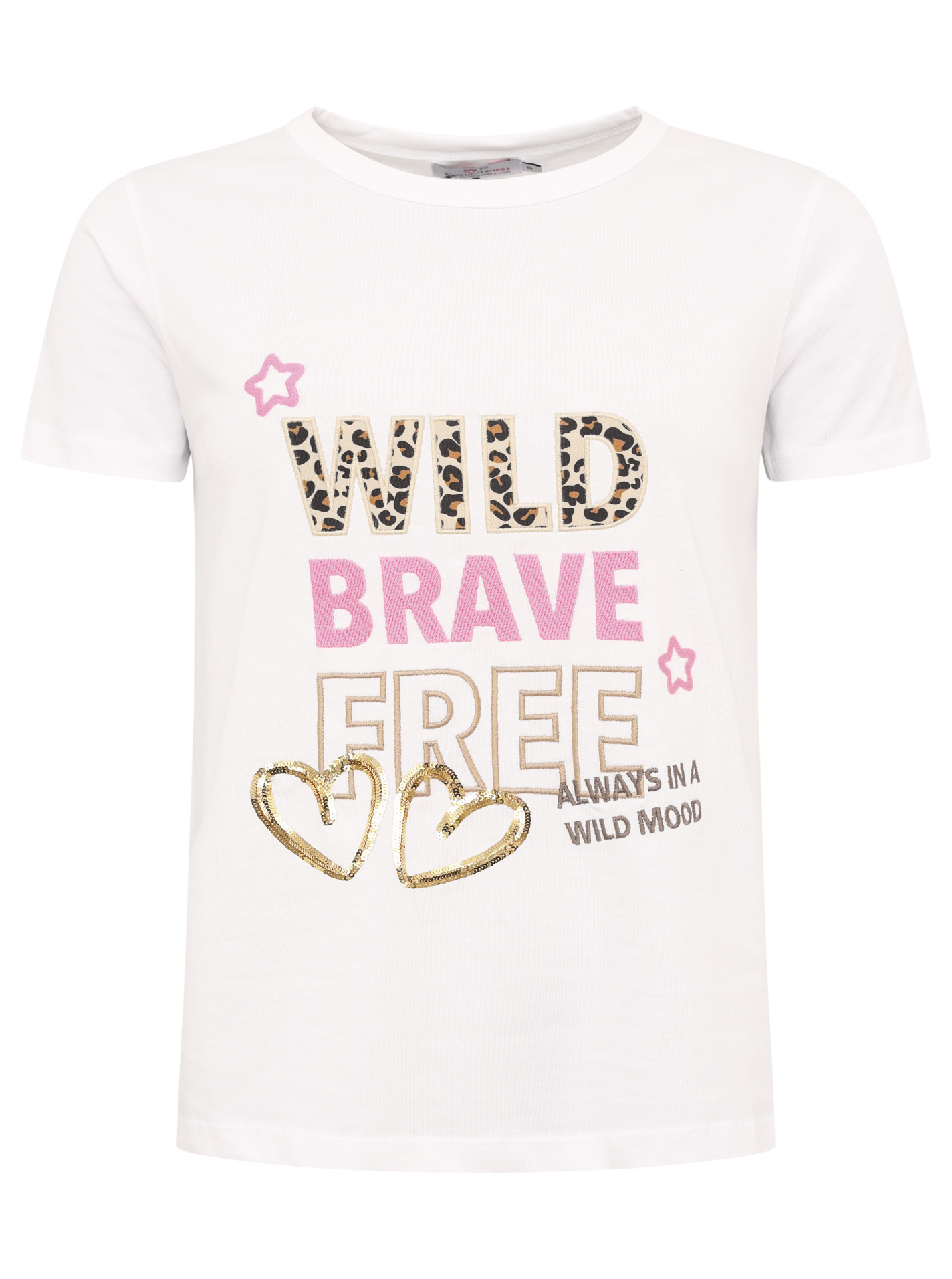 Shirt BW "Brave & Free"