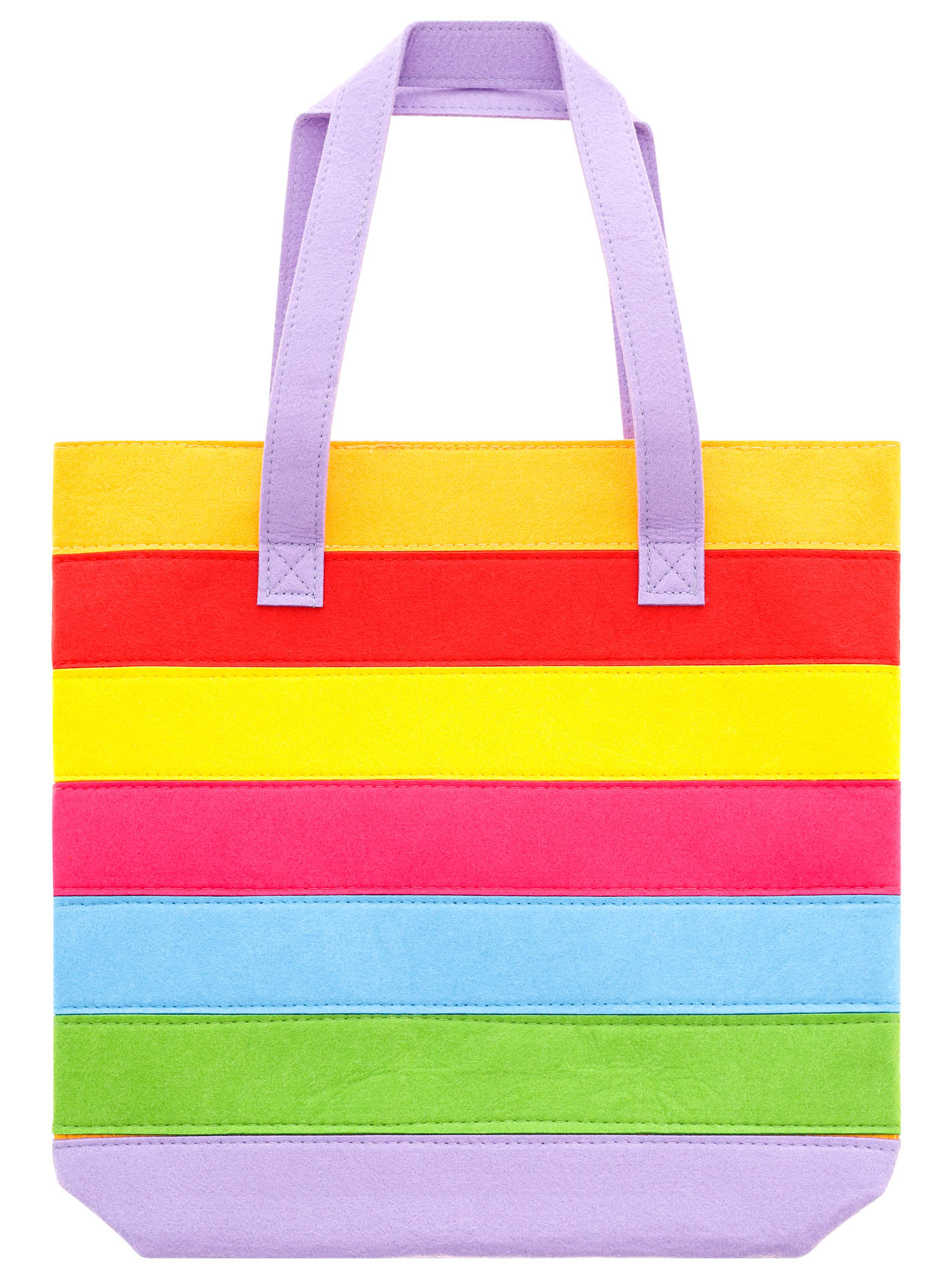 Filz Shopper "Bunte Streifen"