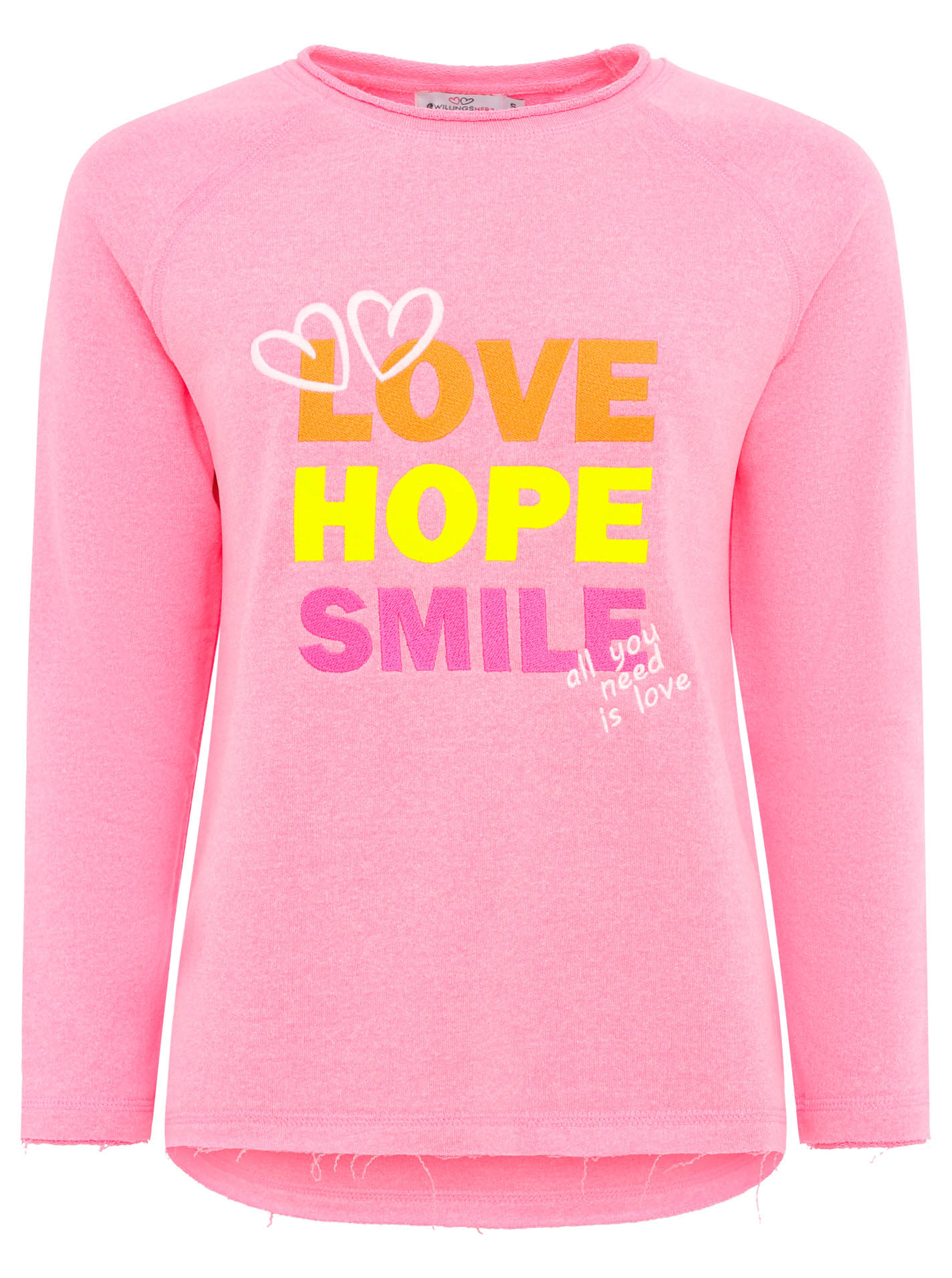 Longsleeve Sweatshirt "Hope & Smile"