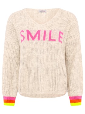 Oversize Strick Pullover "Smile"