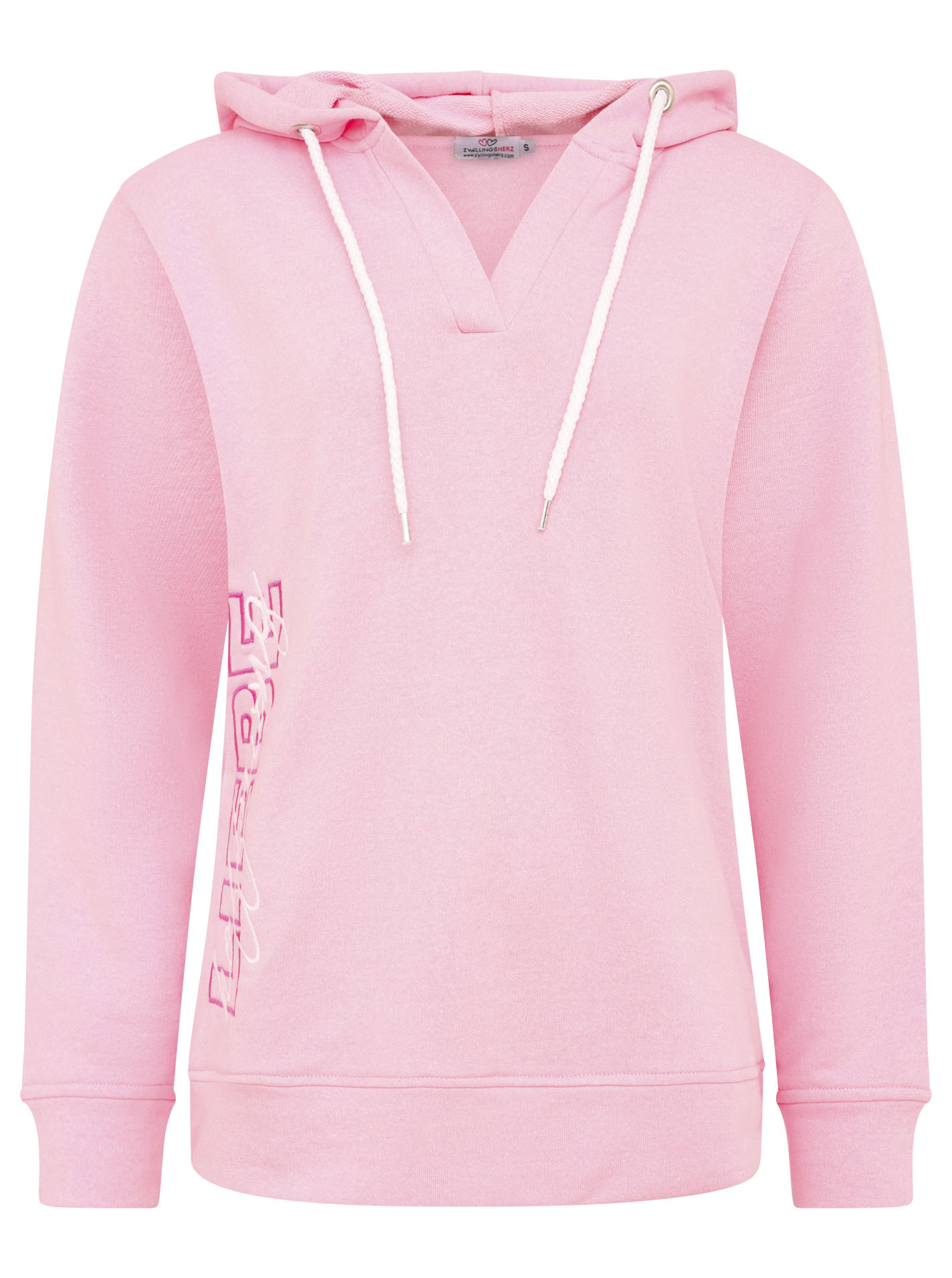 V-Neck Hoodie "Liebe Hoffnung"