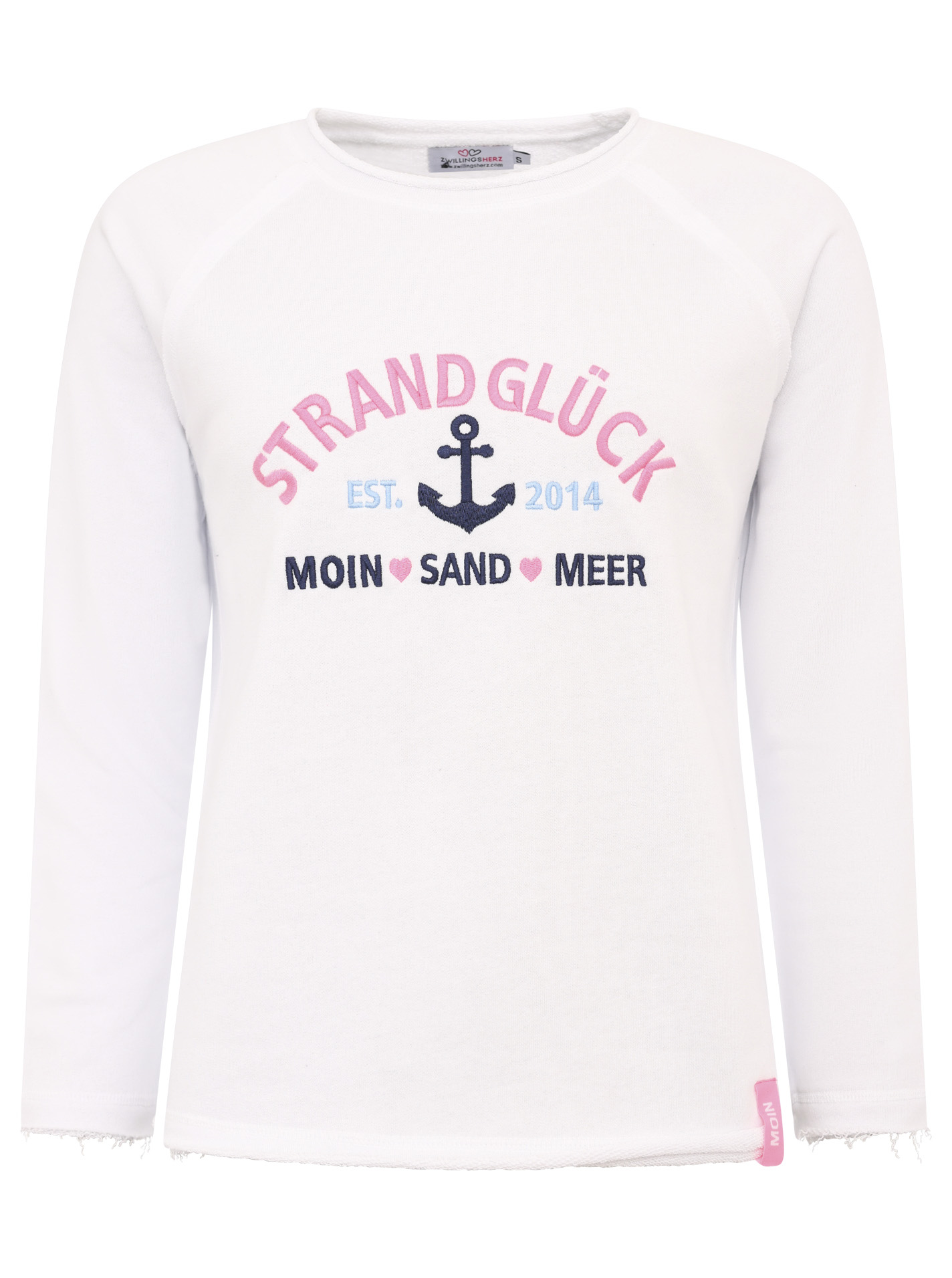 Longsleeve Sweatshirt BW "Strandglück"