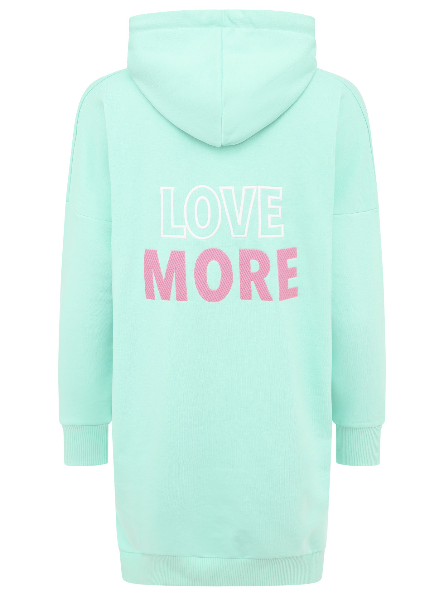 Hoodiekleid BW "Believe in Yourself & Love More"