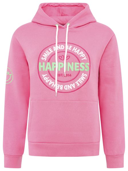 Hoodie BW "Smile and Be Happy"