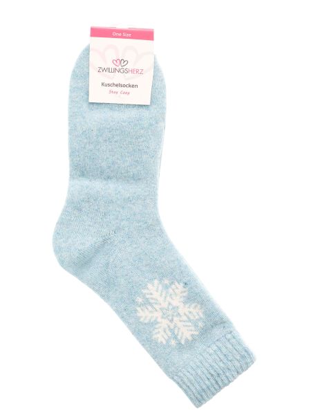 Kuschelsocken 10er Set "Schneeflocke"