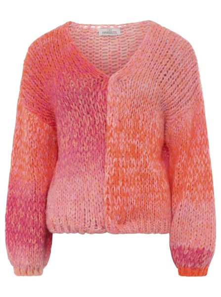 Cardigan Grobstrick Wolle "Colors"