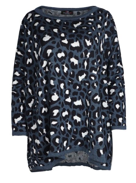 Poncho-Pullover BW "Leo"