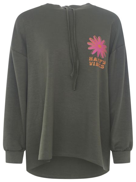 Hoodie Viskose "Soft Flower"