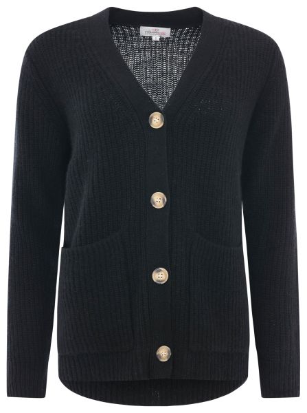 100% Cashmere Cardigan "Rippe"