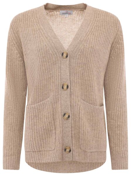 100% Cashmere Cardigan "Rippe"