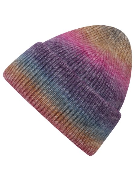 Strickmütze Umschlag "Rainbow"