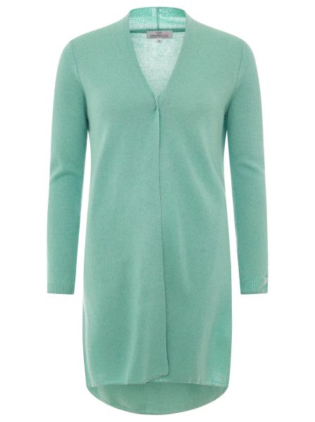 100% Cashmere Strickjacke Lang "Uni"