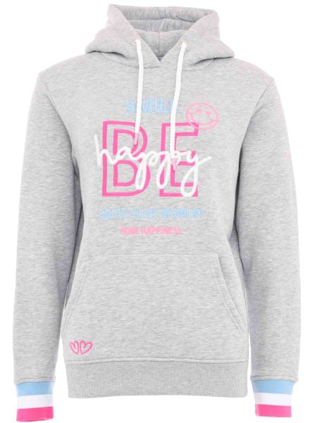 Hoodie BW "Be Happy"