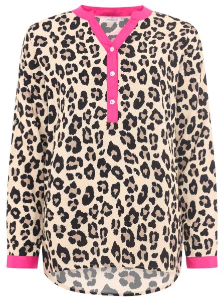 Bluse Viskose "Animal Leo"