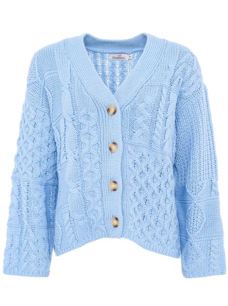 Cardigan Wolle "Zopfstrick"