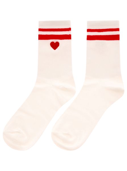 Tennissocken 10er Set BW "Heart"