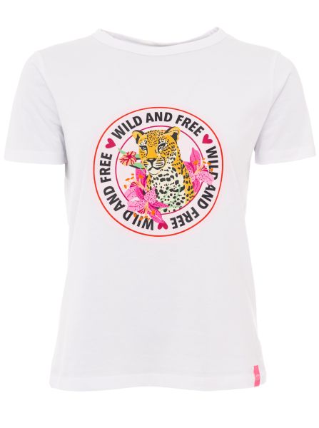 T-Shirt BW "Dog Mom & Wild Free"