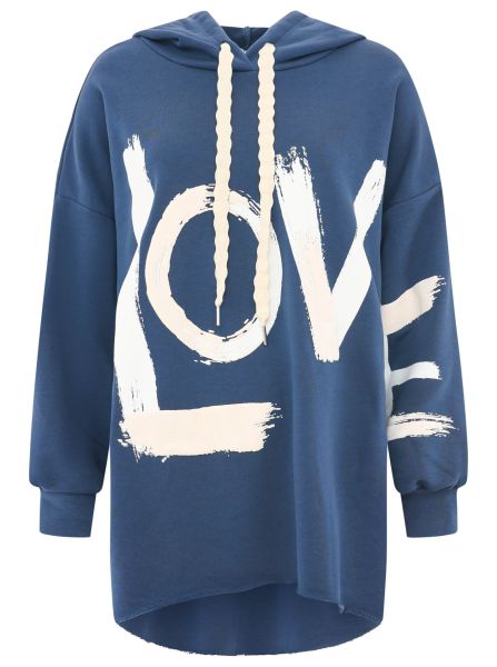 Oversize Hoodie BW "Love"